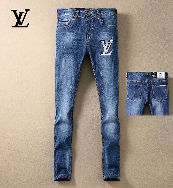Louis Vuitton long jeans men-LV1602J